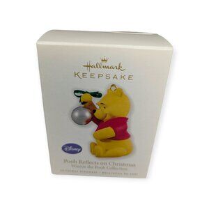 Hallmark 2010 Keepsake Ornament Pooh Reflects on Christmas